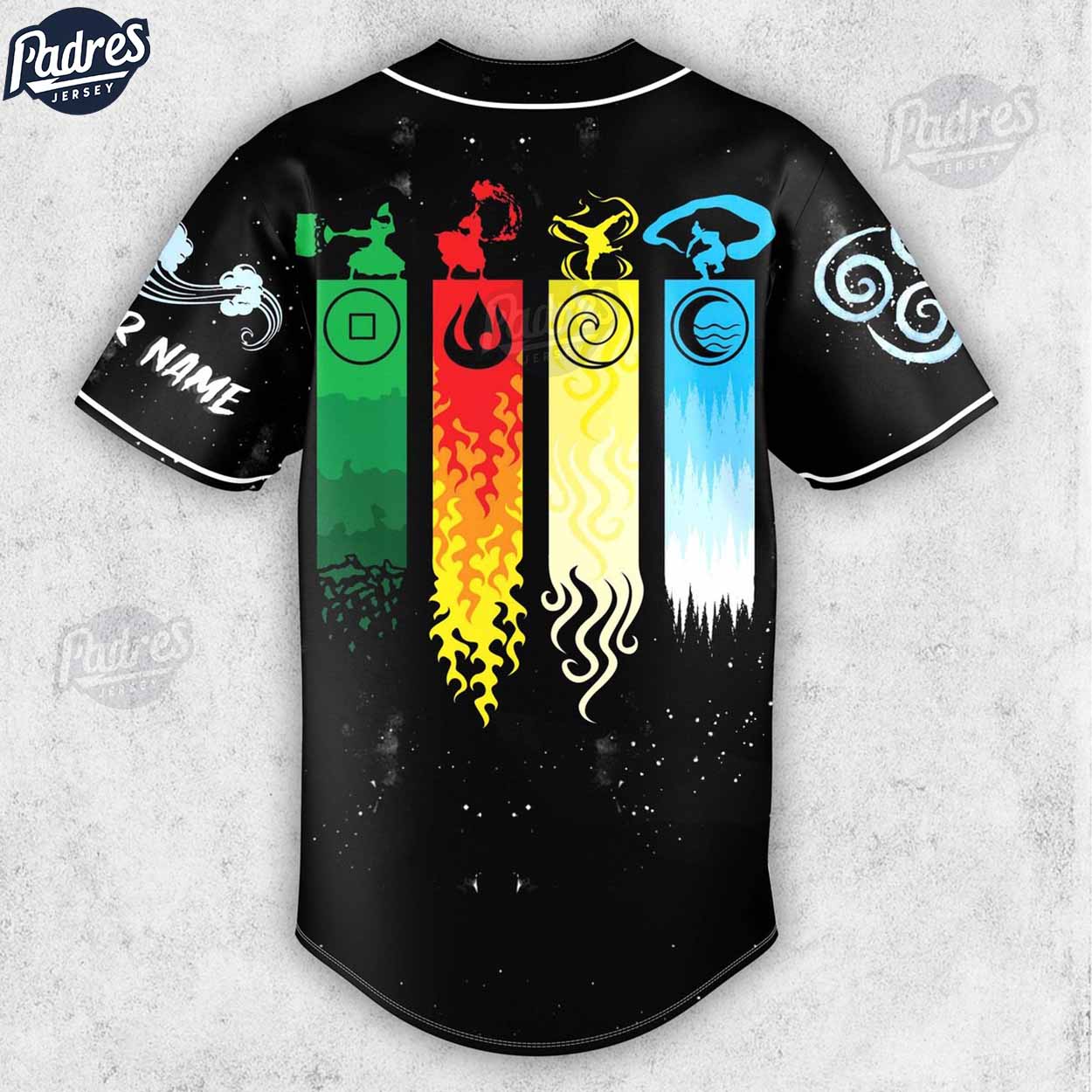 Avatar The Last Airbender Air Nomads Custom Baseball Jersey Style - Padres Jersey Oasis: Elevate Your Baseball Style Game