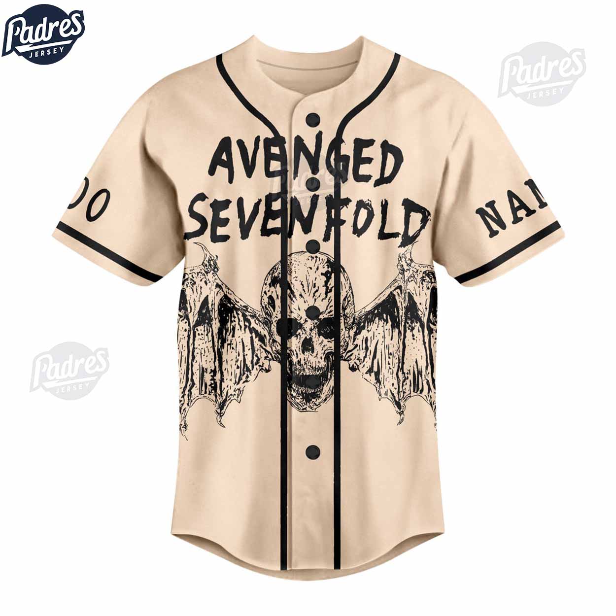 Avenged Sevenfold Life Is But A Dream Tour Custom Baseball Jersey Shirt - Padres Jersey Oasis: Elevate Your Baseball Style Game