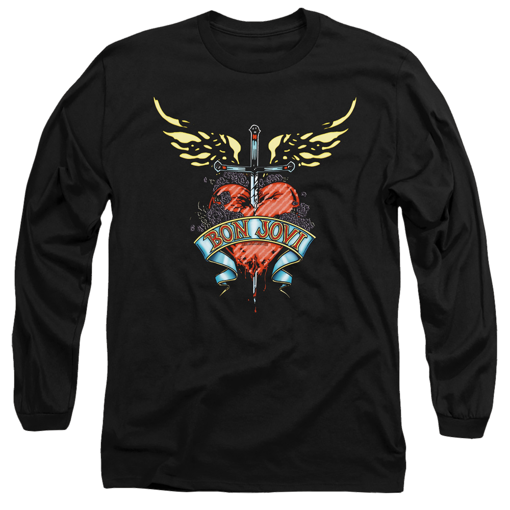 Bon Jovi Daggered - Men's Long Sleeve T-Shirt