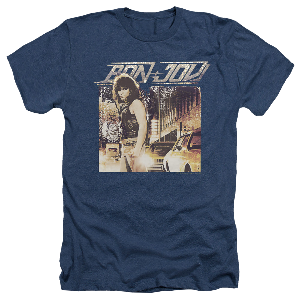 Bon Jovi Runaway Jon - Men's Heather T-Shirt