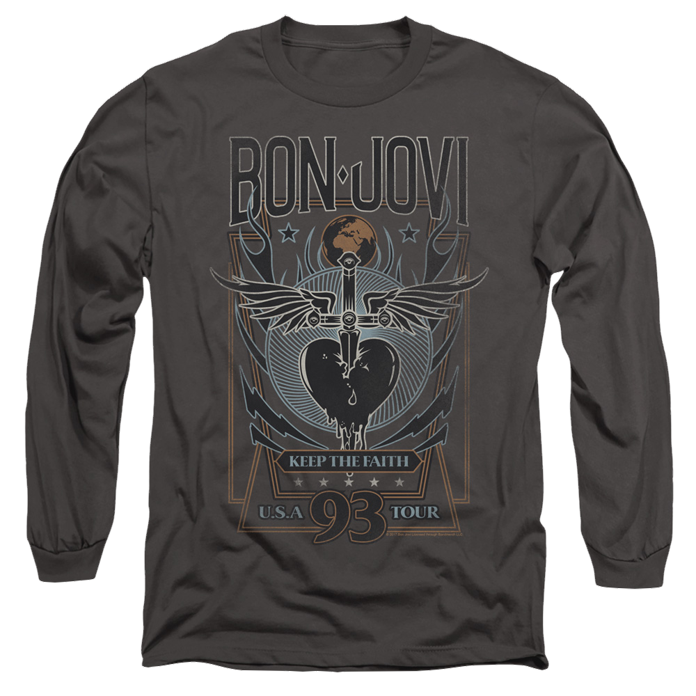 Bon Jovi Keep The Faith - Men's Long Sleeve T-Shirt