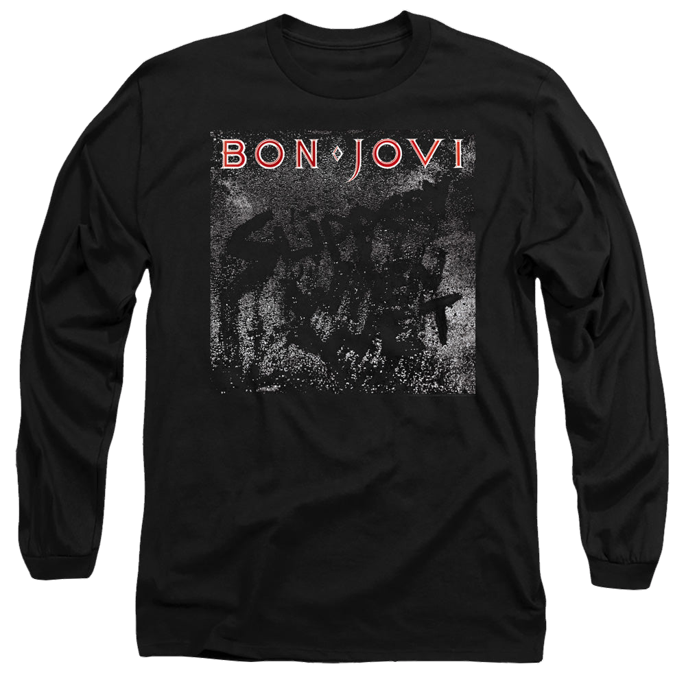 Bon Jovi Slippery Cover - Men's Long Sleeve T-Shirt