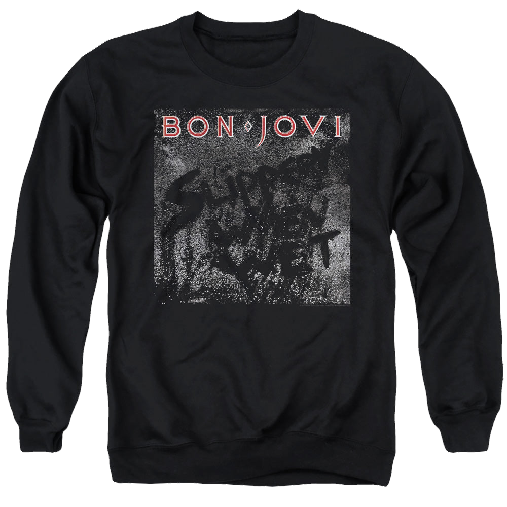 Bon Jovi Slippery Cover - Men's Crewneck Sweatshirt