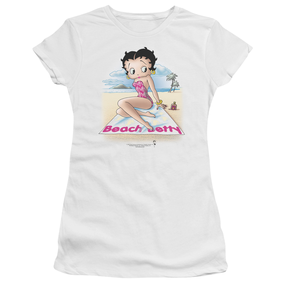 Betty Boop Beach Betty - Juniors T-Shirt