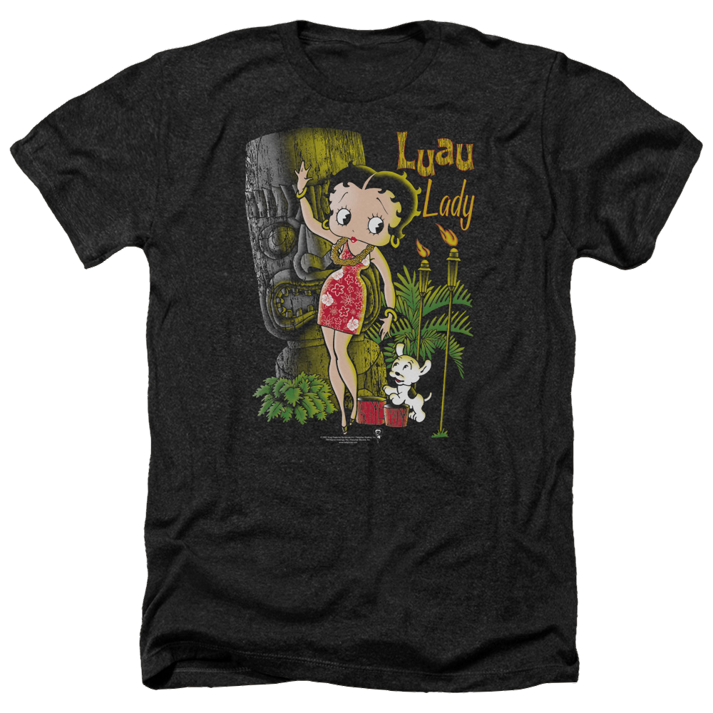 Betty Boop Luau Lady - Men's Heather T-Shirt