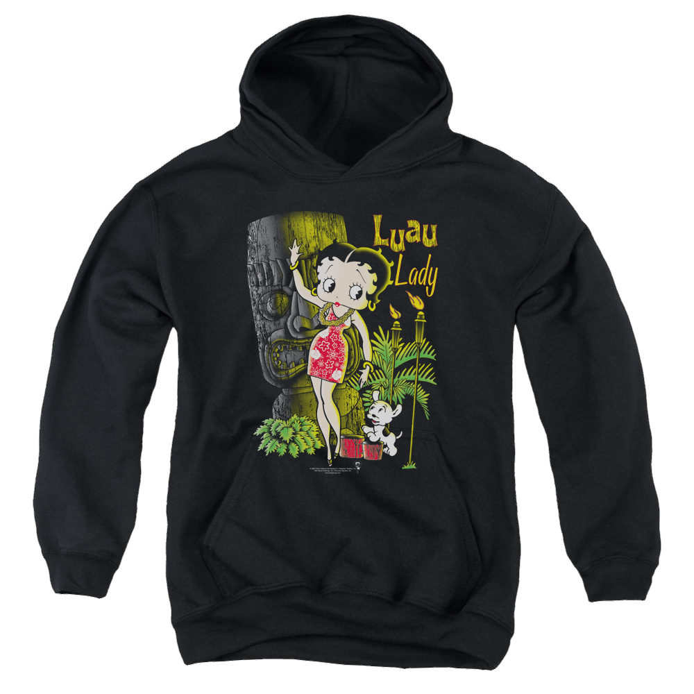 Betty Boop Luau Lady - Youth Hoodie
