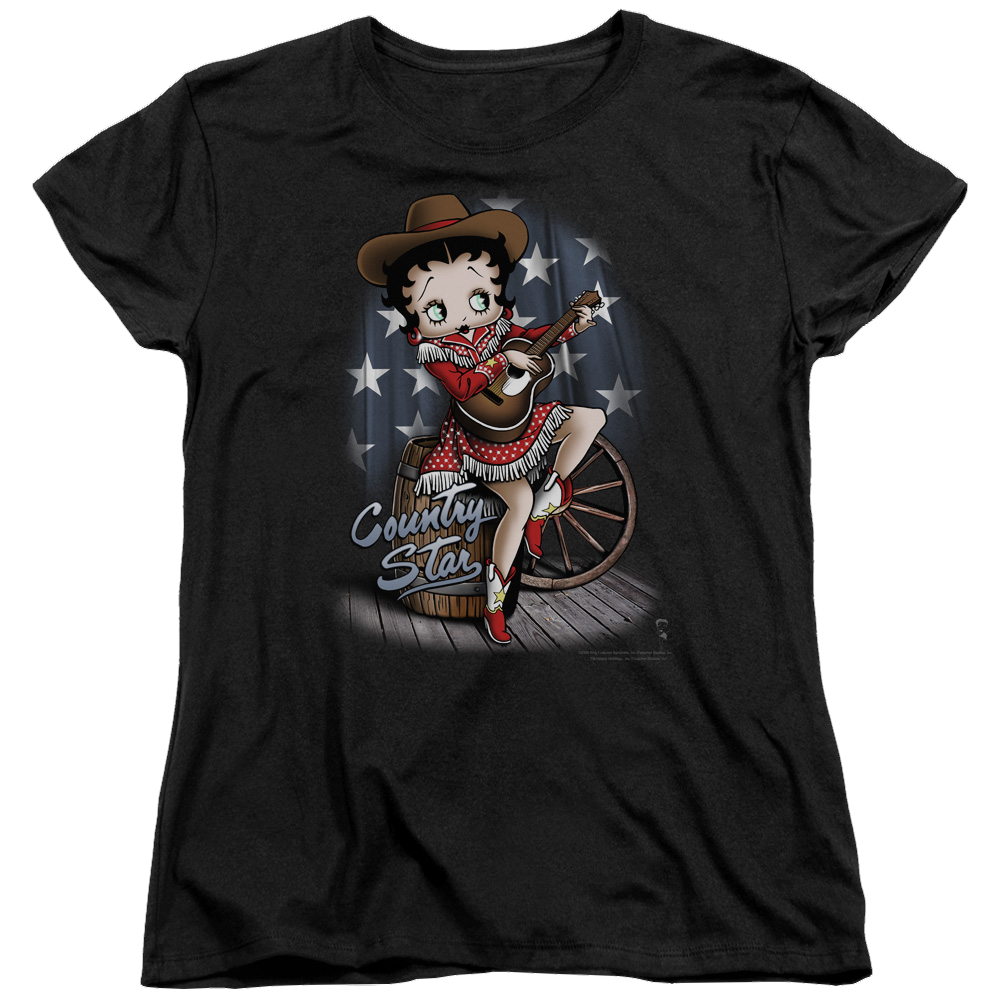 Betty Boop Country Star - Women's T-Shirt