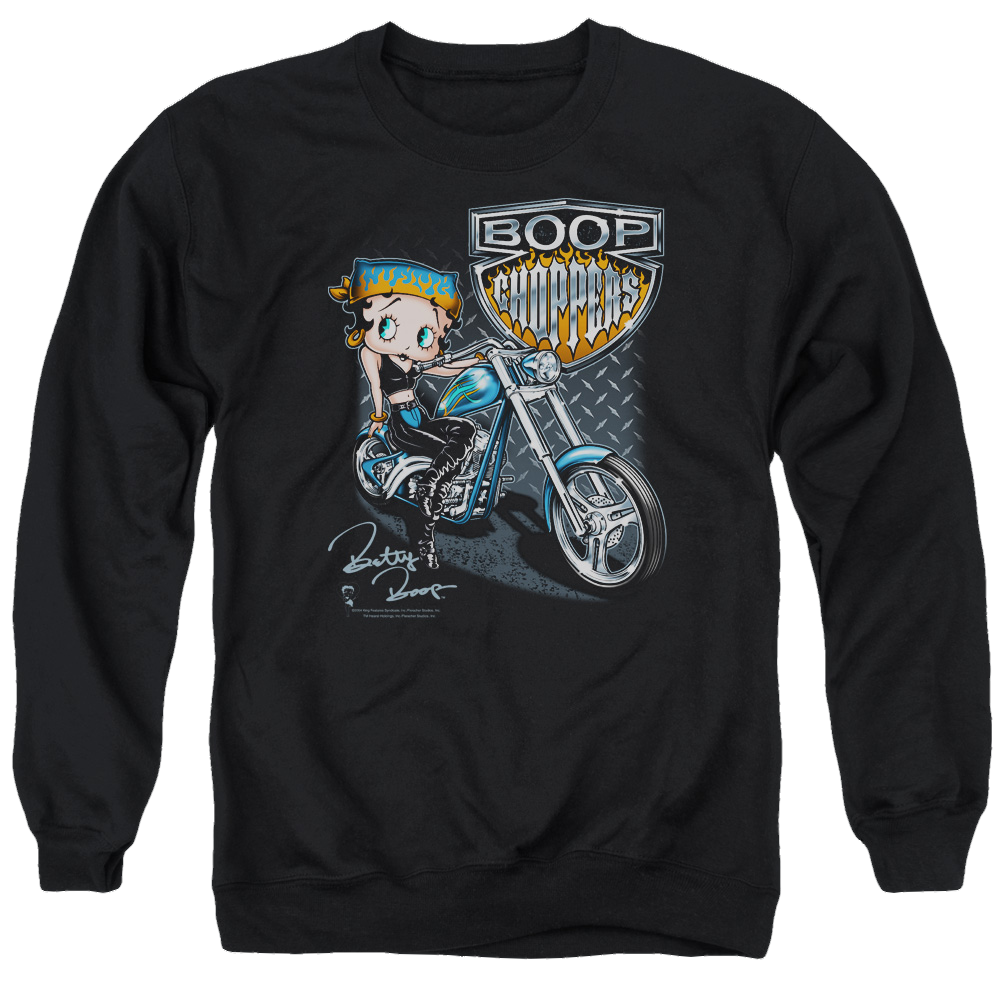 Betty Boop Choppers - Men's Crewneck Sweatshirt