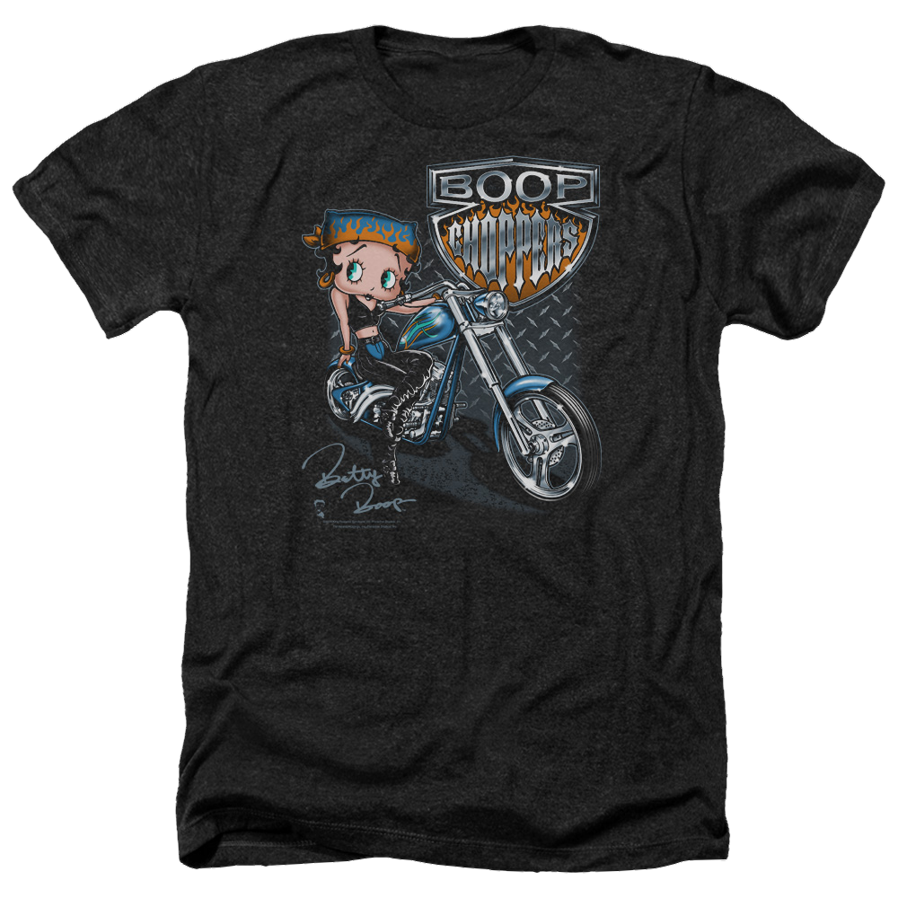 Betty Boop Choppers - Men's Heather T-Shirt