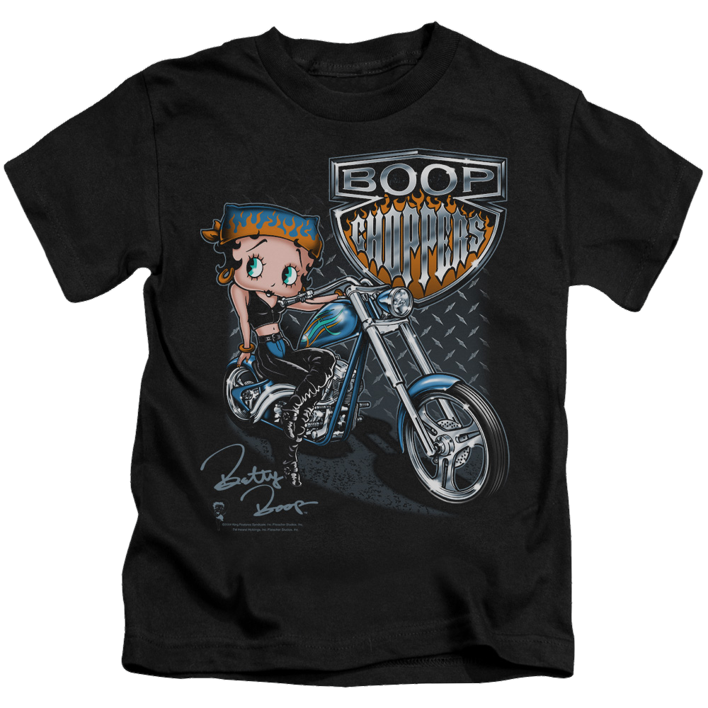 Betty Boop Choppers - Kid's T-Shirt