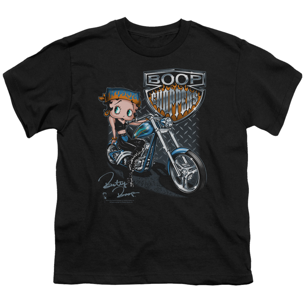 Betty Boop Choppers - Youth T-Shirt