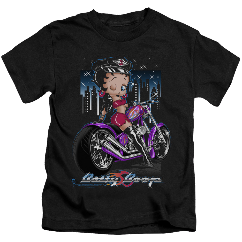 Betty Boop City Chopper - Kid's T-Shirt