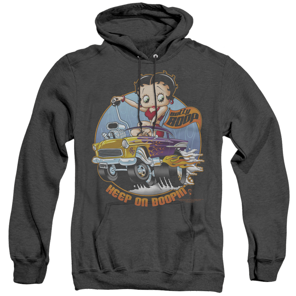 Betty Boop Keep On Boopin - Heather Pullover Hoodie