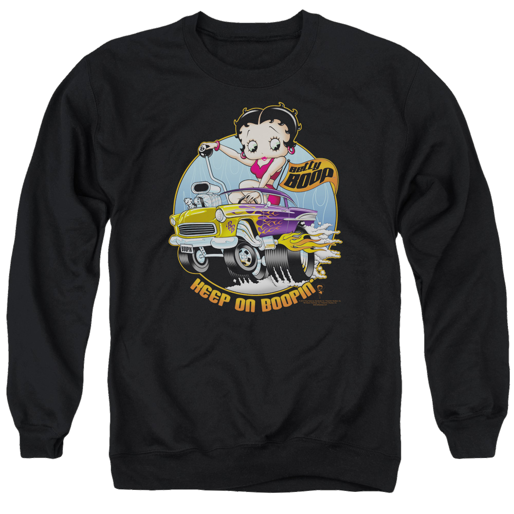Betty Boop Keep On Boopin - Men's Crewneck Sweatshirt