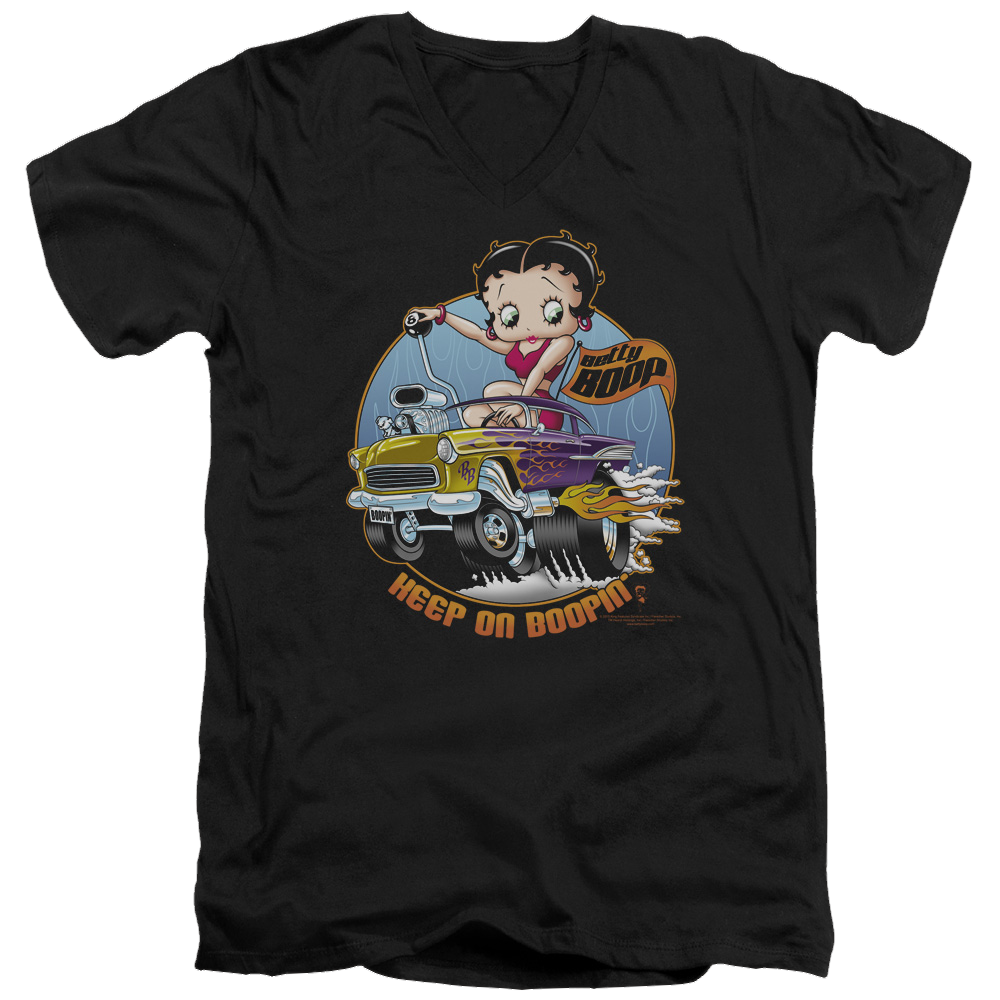 Betty Boop Keep On Boopin - Men's V-Neck T-Shirt