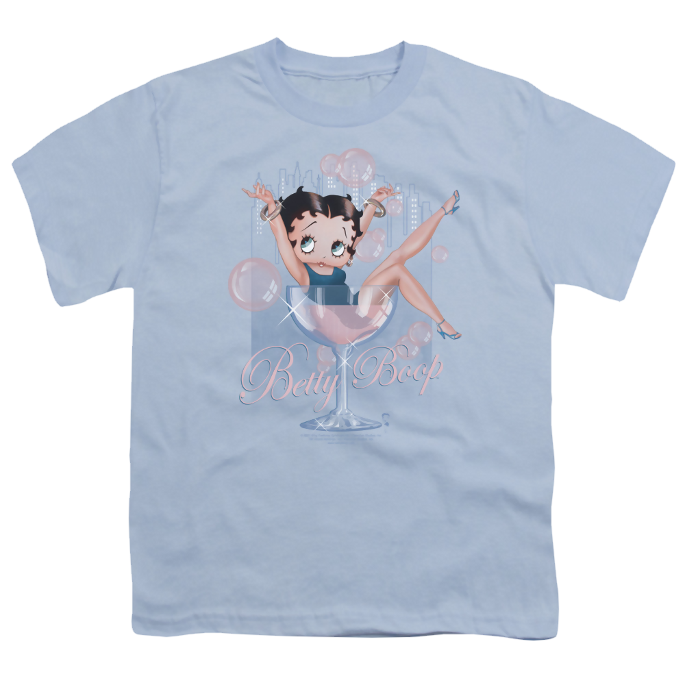 Betty Boop Pink Champagne - Youth T-Shirt
