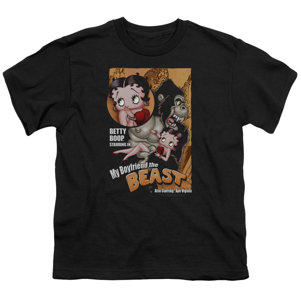 Betty Boop Boyfriend The Beast - Youth T-Shirt