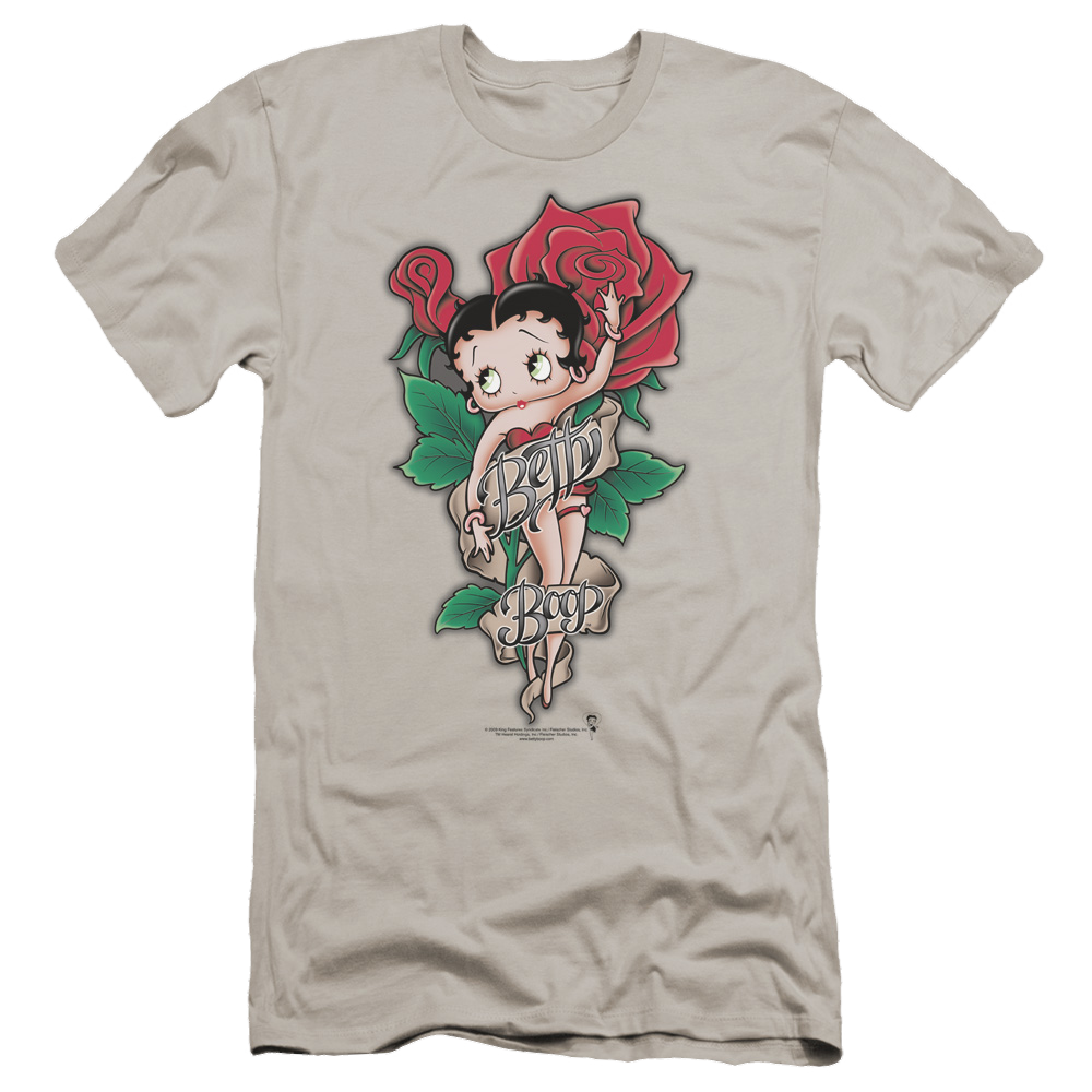 Betty Boop Tattoo - Men's Premium Slim Fit T-Shirt