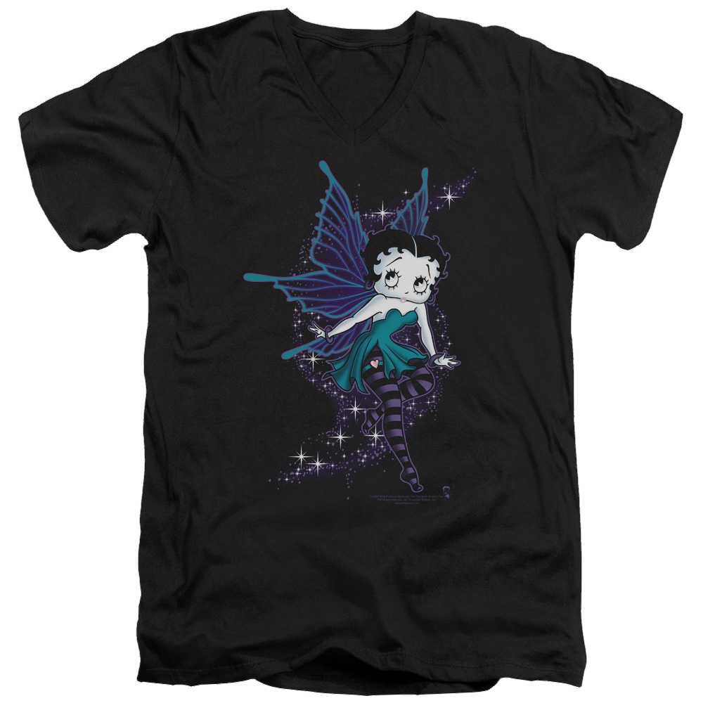 Betty Boop Sparkle Fairy - Men's V-Neck T-Shirt