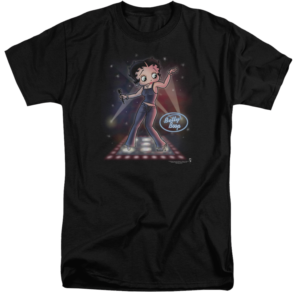 Betty Boop Pop Star - Men's Tall Fit T-Shirt