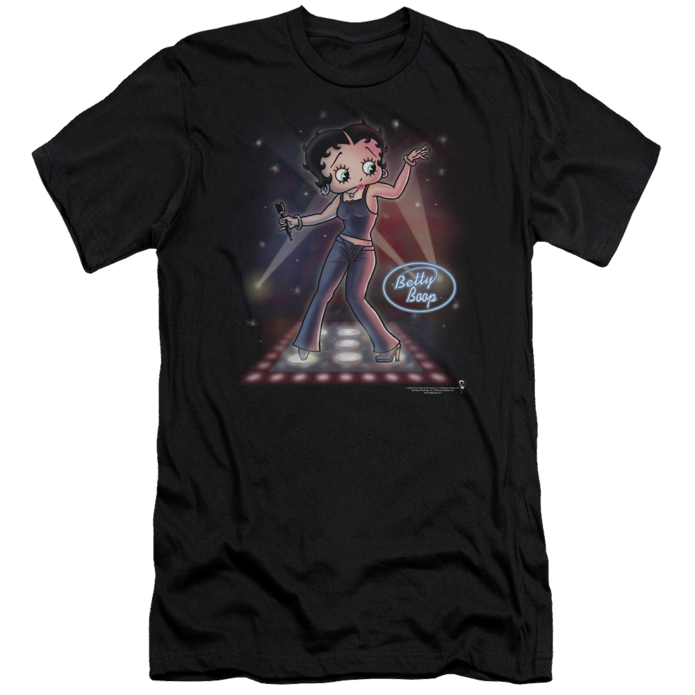 Betty Boop Pop Star - Men's Premium Slim Fit T-Shirt