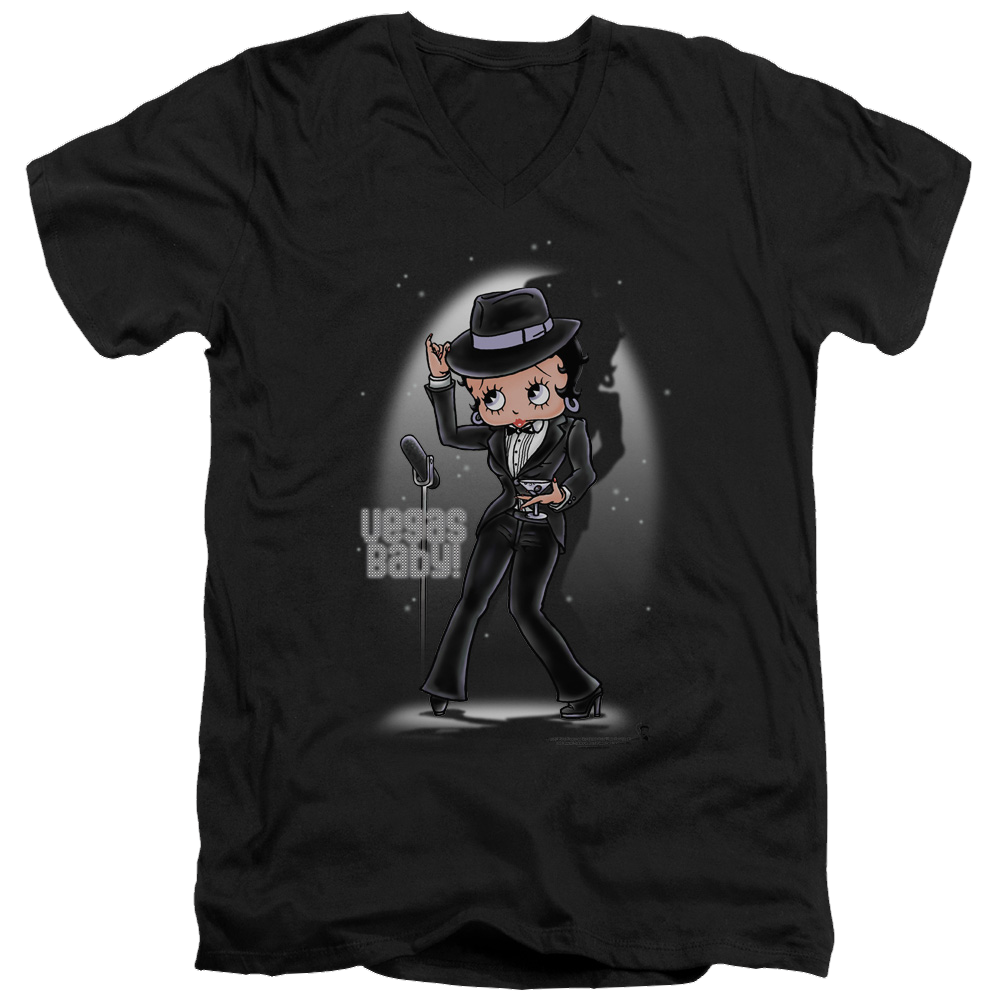 Betty Boop Vegas Baby - Men's V-Neck T-Shirt