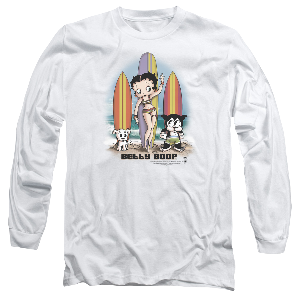 Betty Boop Surfers - Men's Long Sleeve T-Shirt