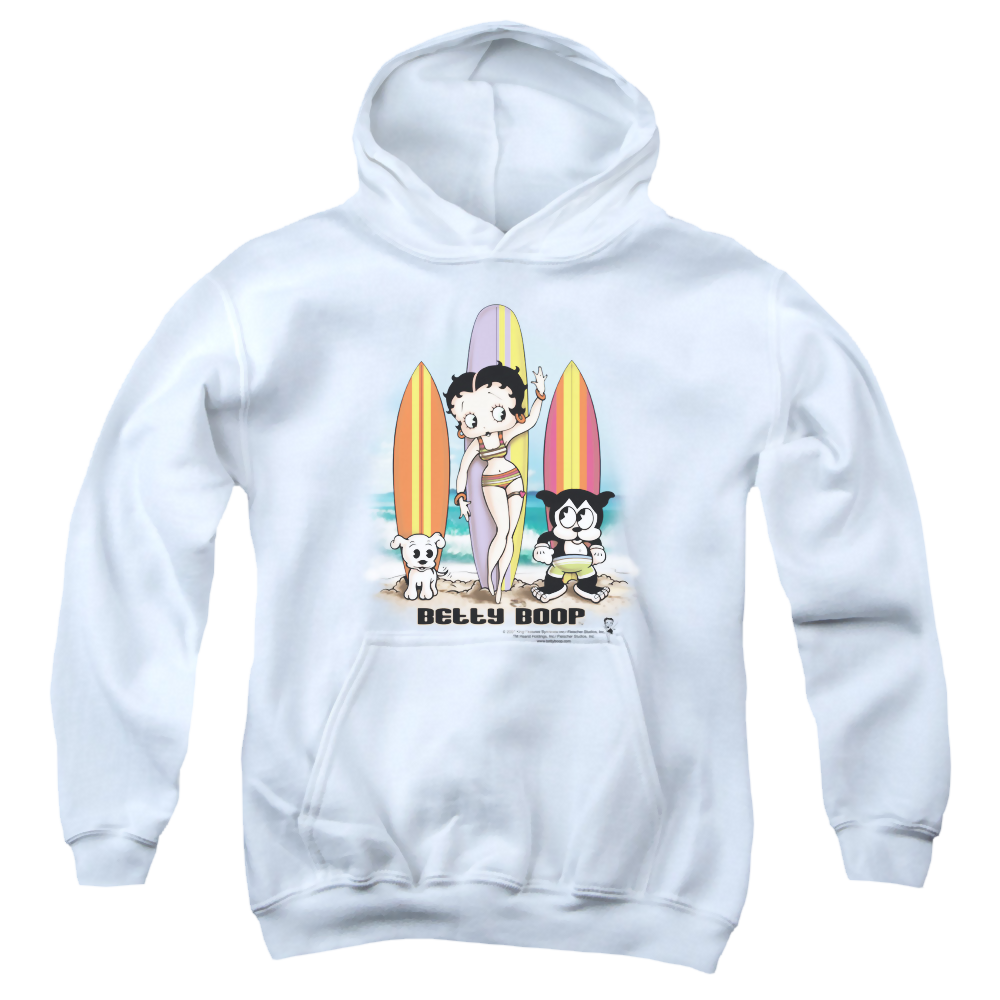 Betty Boop Surfers - Youth Hoodie