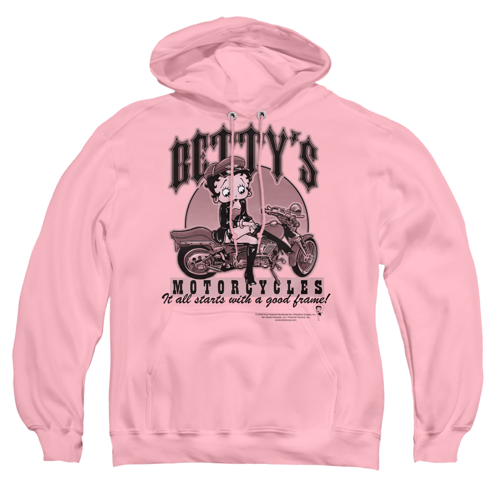 Betty Boop Bettys Motorcycles - Pullover Hoodie