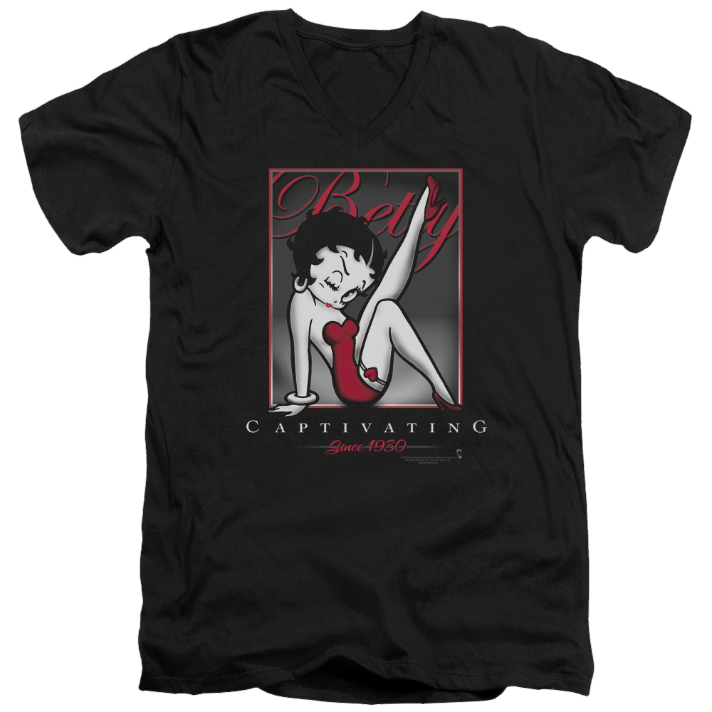 Betty Boop Captivating - Men's V-Neck T-Shirt