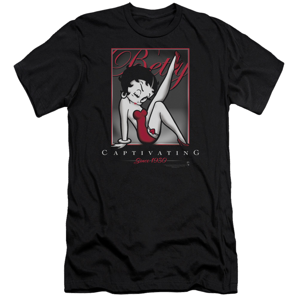 Betty Boop Captivating - Men's Premium Slim Fit T-Shirt