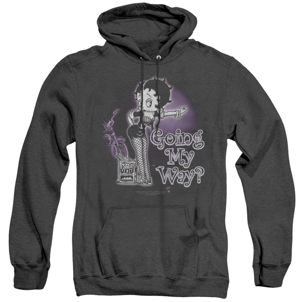 Betty Boop My Way - Heather Pullover Hoodie