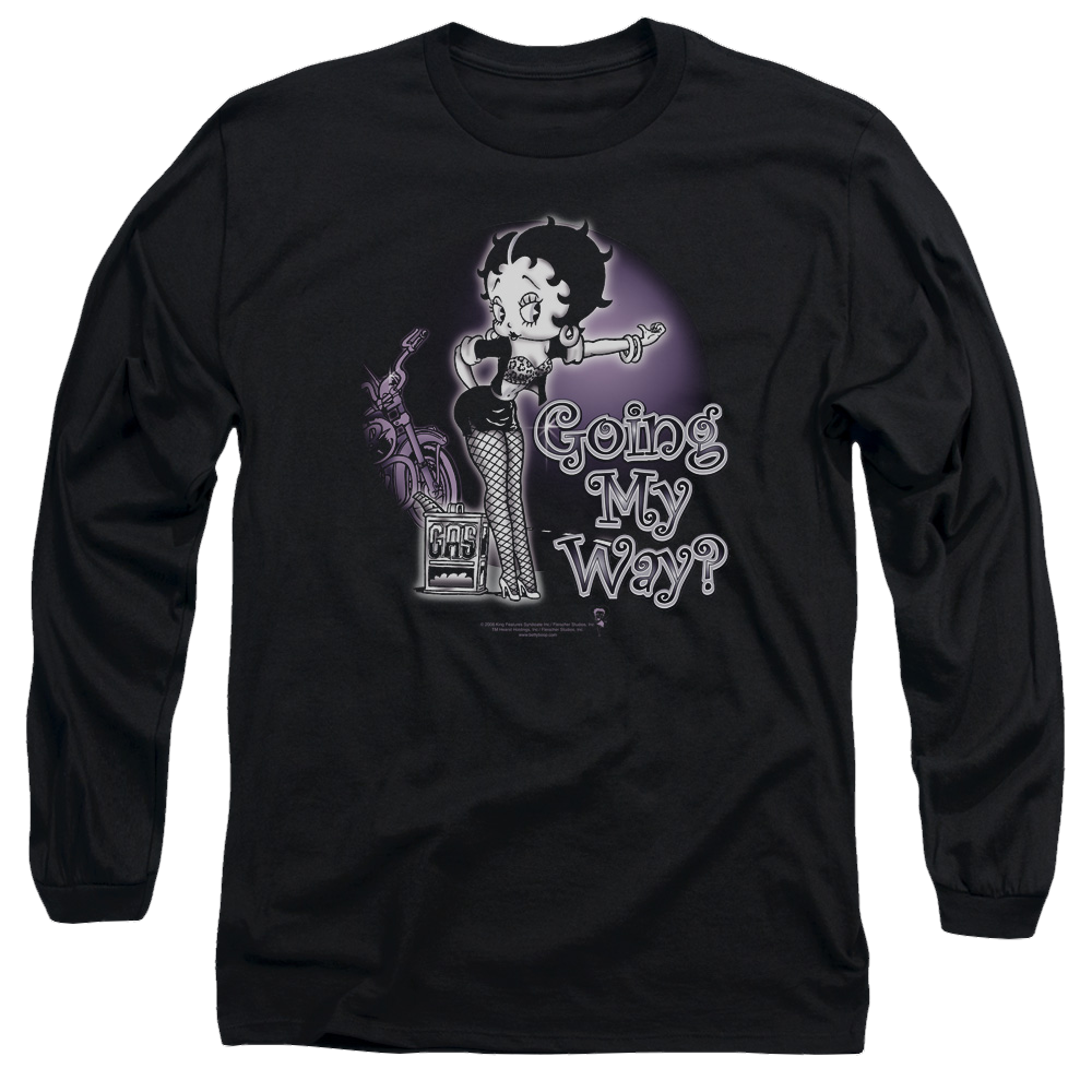 Betty Boop My Way - Men's Long Sleeve T-Shirt