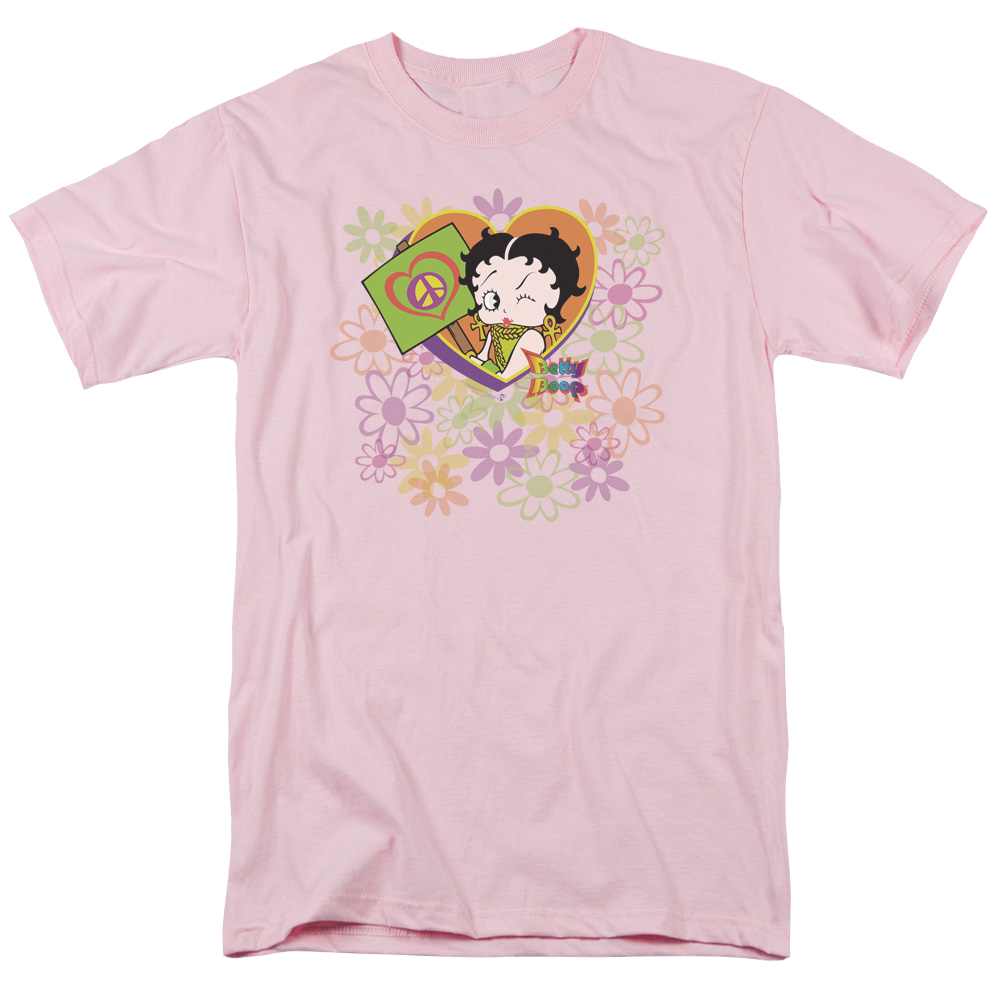 Betty Boop Peace Love And Boop - Men's Regular Fit T-Shirt