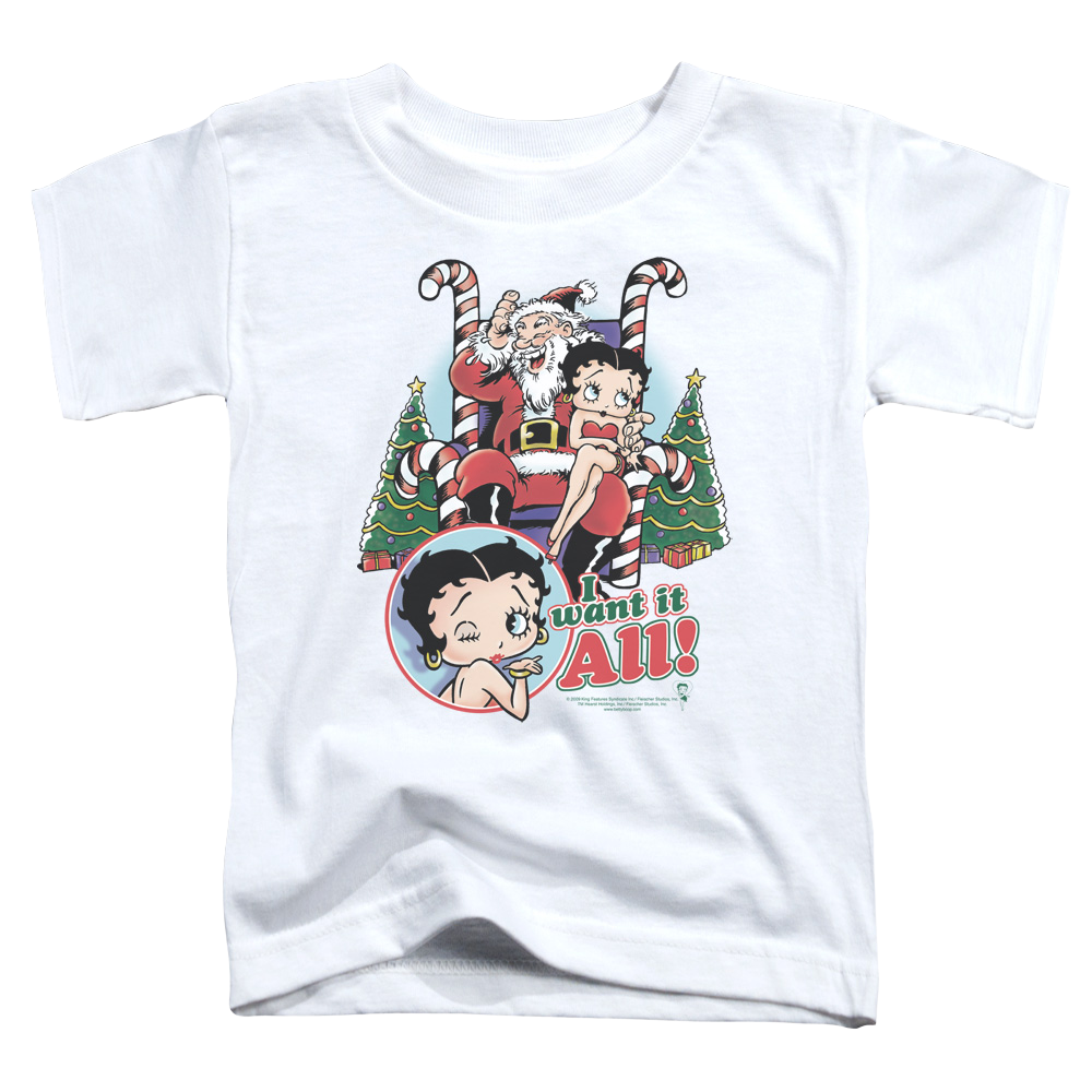 Betty Boop I Want It All - Kid's T-Shirt
