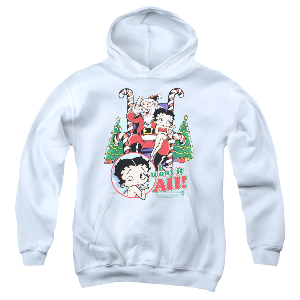 Betty Boop I Want It All - Youth Hoodie