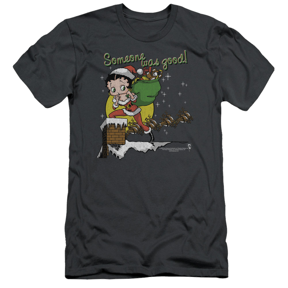 Betty Boop Chimney - Men's Slim Fit T-Shirt