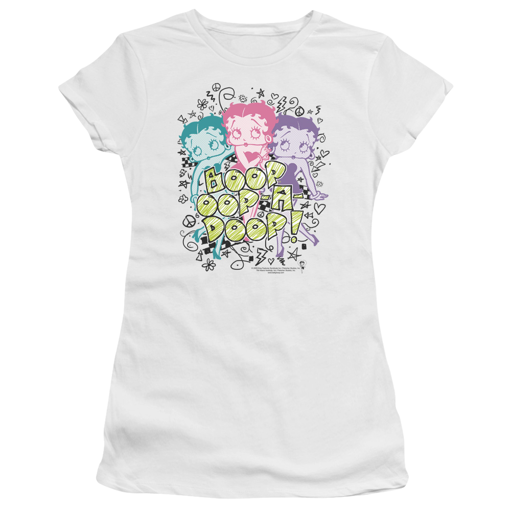Betty Boop Sketch - Juniors T-Shirt