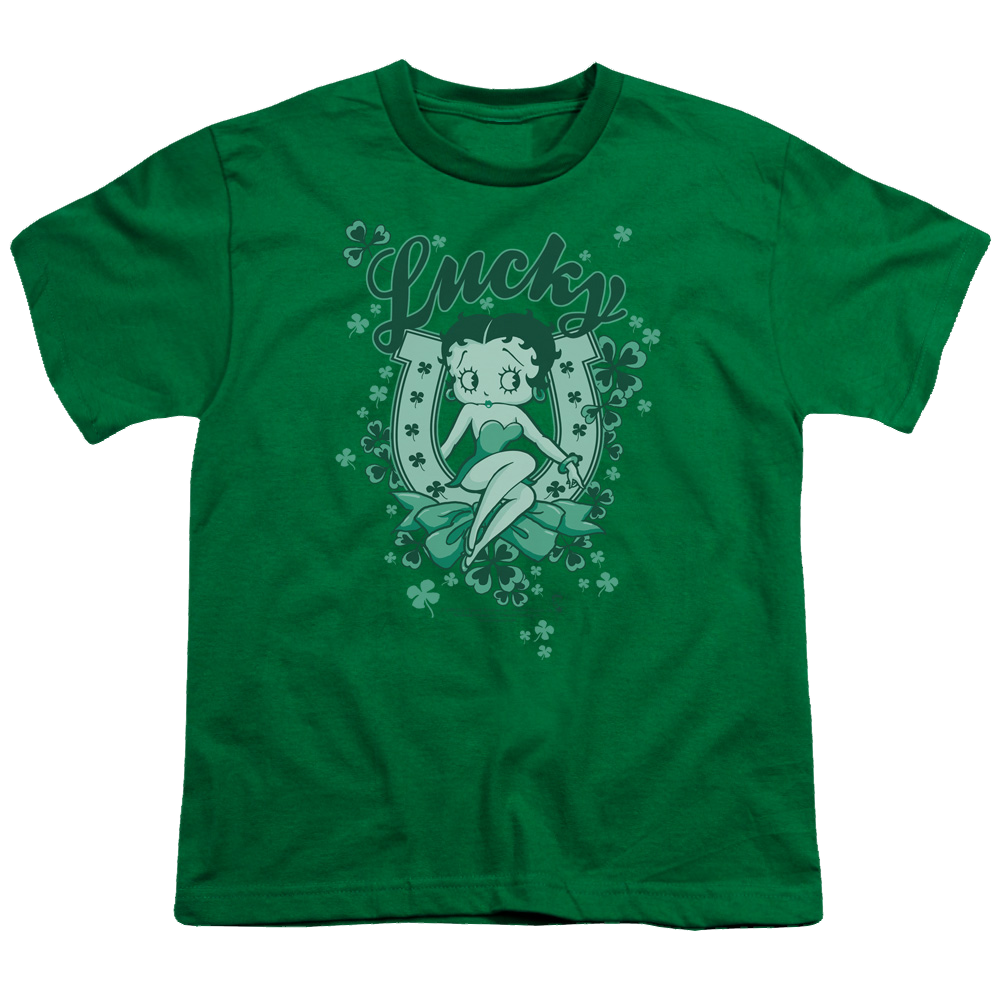 Betty Boop Lucky Boop - Youth T-Shirt