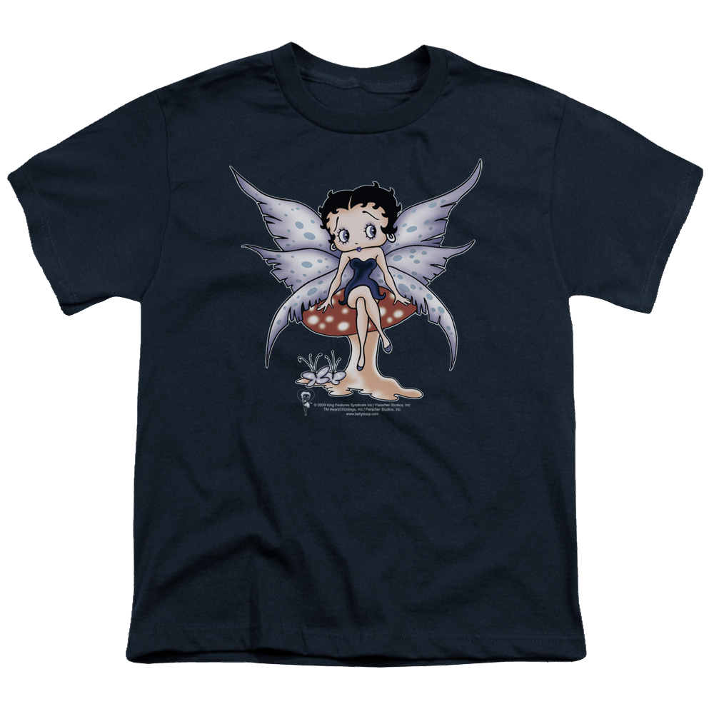 Betty Boop Mushroom Fairy - Youth T-Shirt