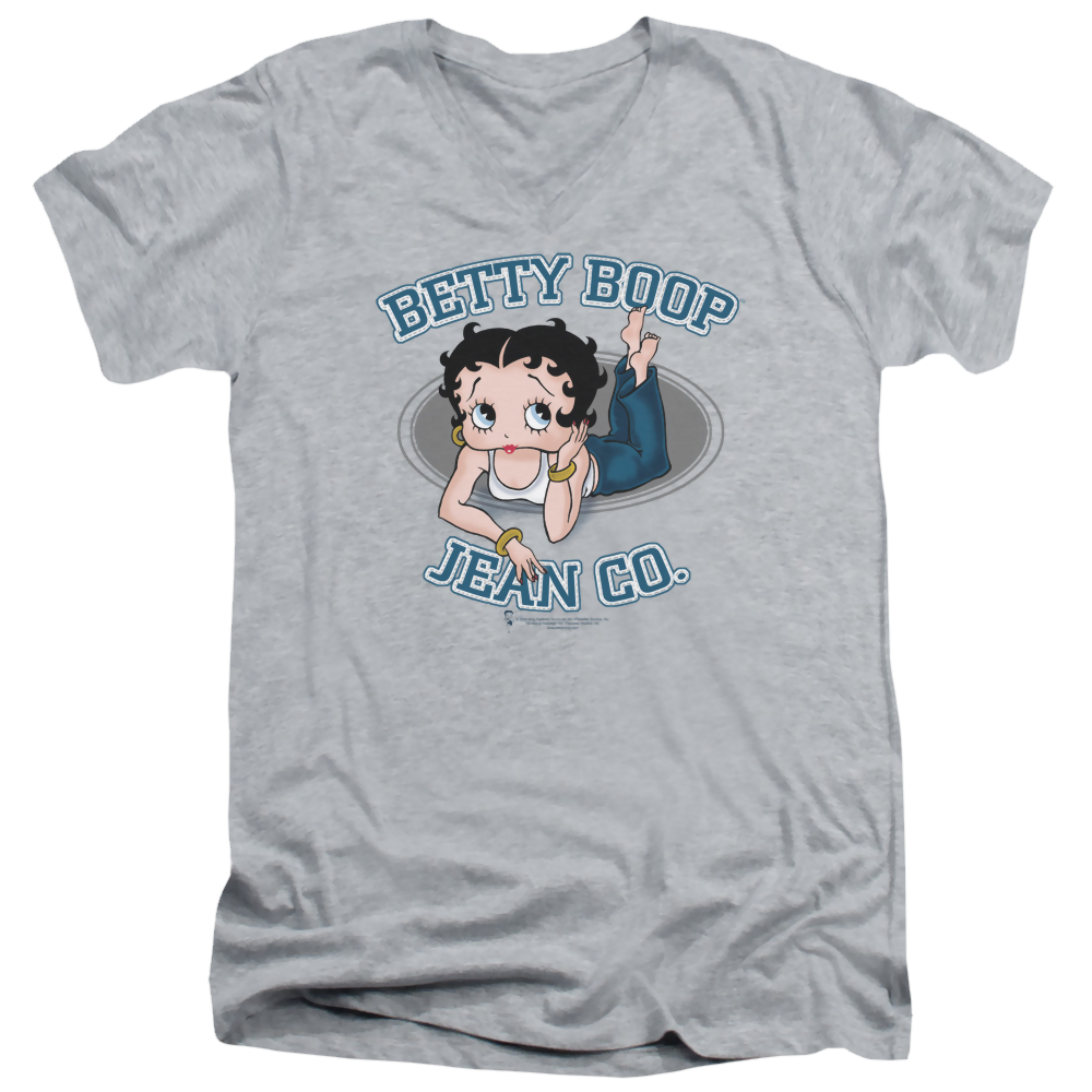 Betty Boop Jean Co - Men's V-Neck T-Shirt
