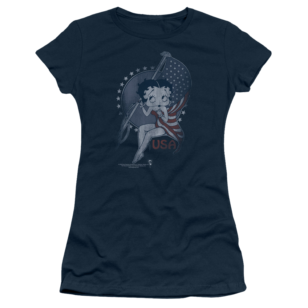 Betty Boop Proud Betty - Juniors T-Shirt