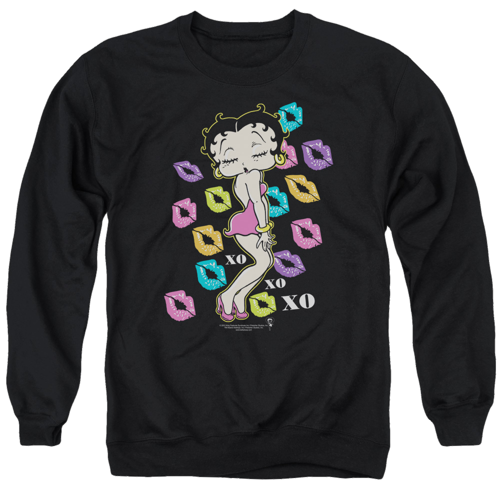 Betty Boop Tripple Xo - Men's Crewneck Sweatshirt