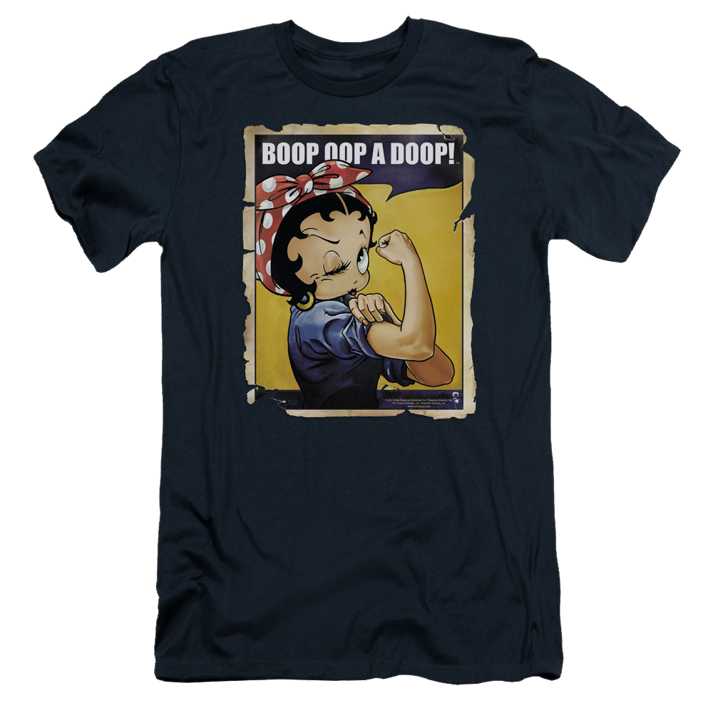 Betty Boop Power - Men's Slim Fit T-Shirt