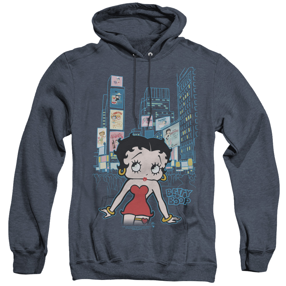 Betty Boop Square - Heather Pullover Hoodie
