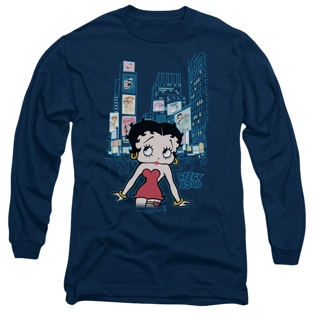 Betty Boop Square - Men's Long Sleeve T-Shirt