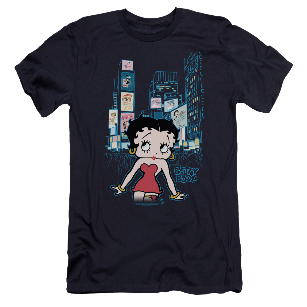 Betty Boop Square - Men's Premium Slim Fit T-Shirt