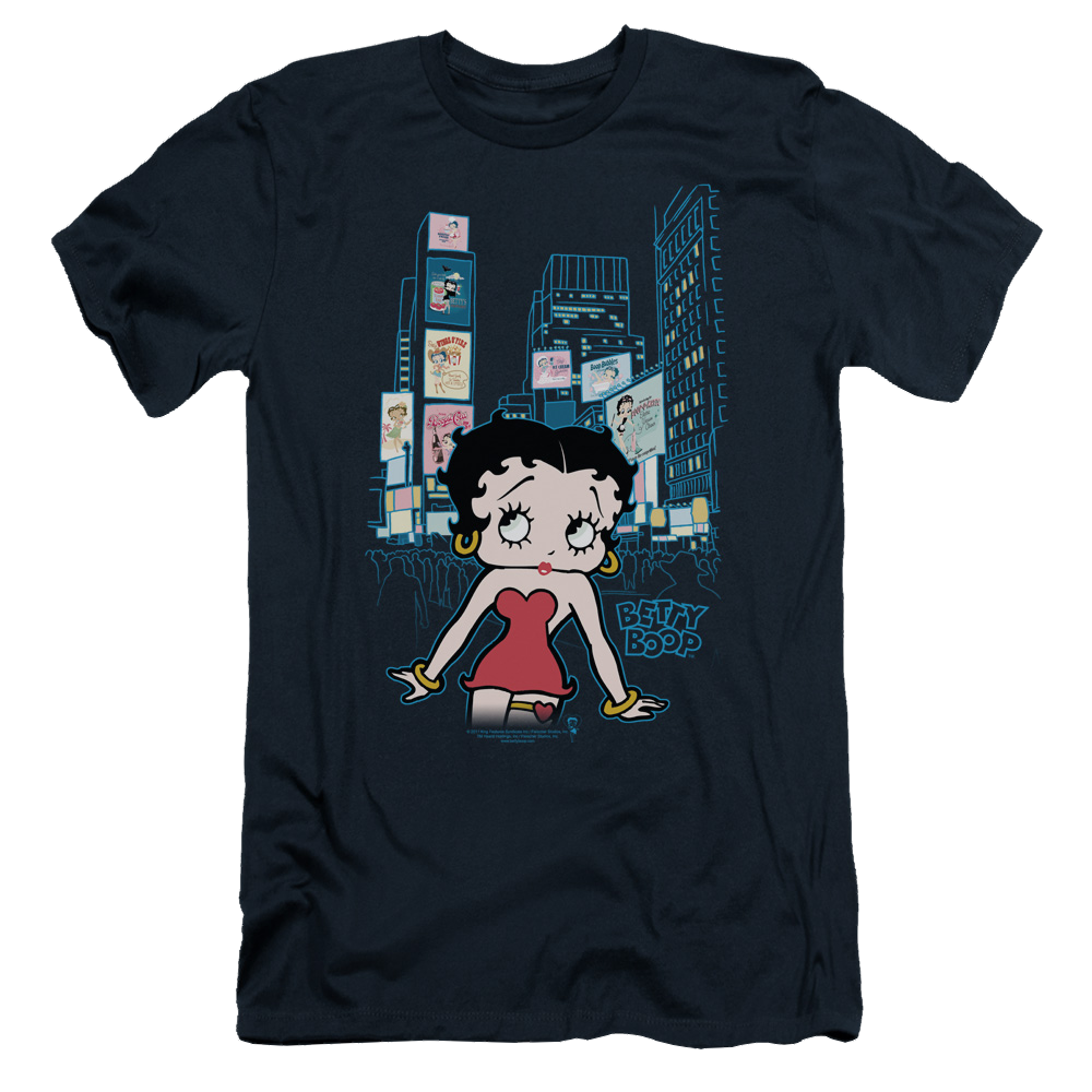 Betty Boop Square - Men's Slim Fit T-Shirt