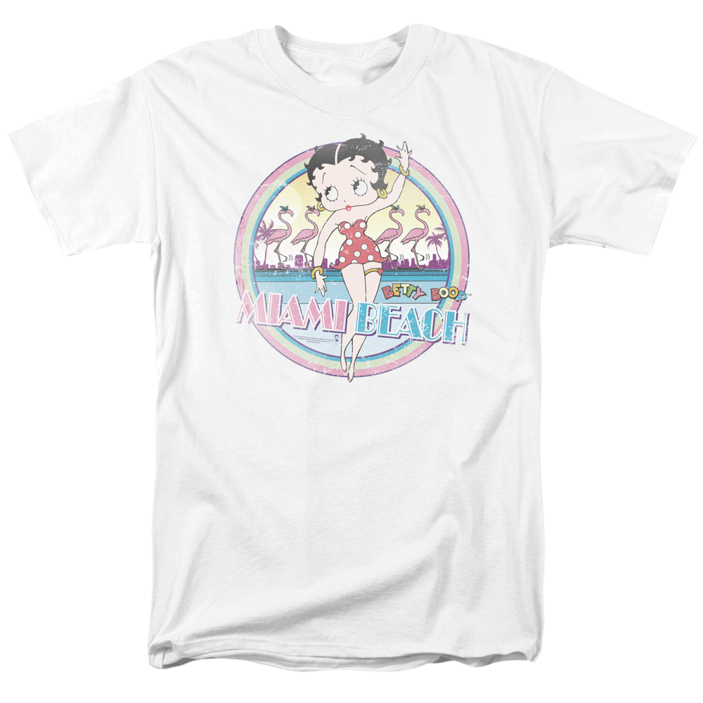 Betty Boop Miami Beach - Men's Regular Fit T-Shirt