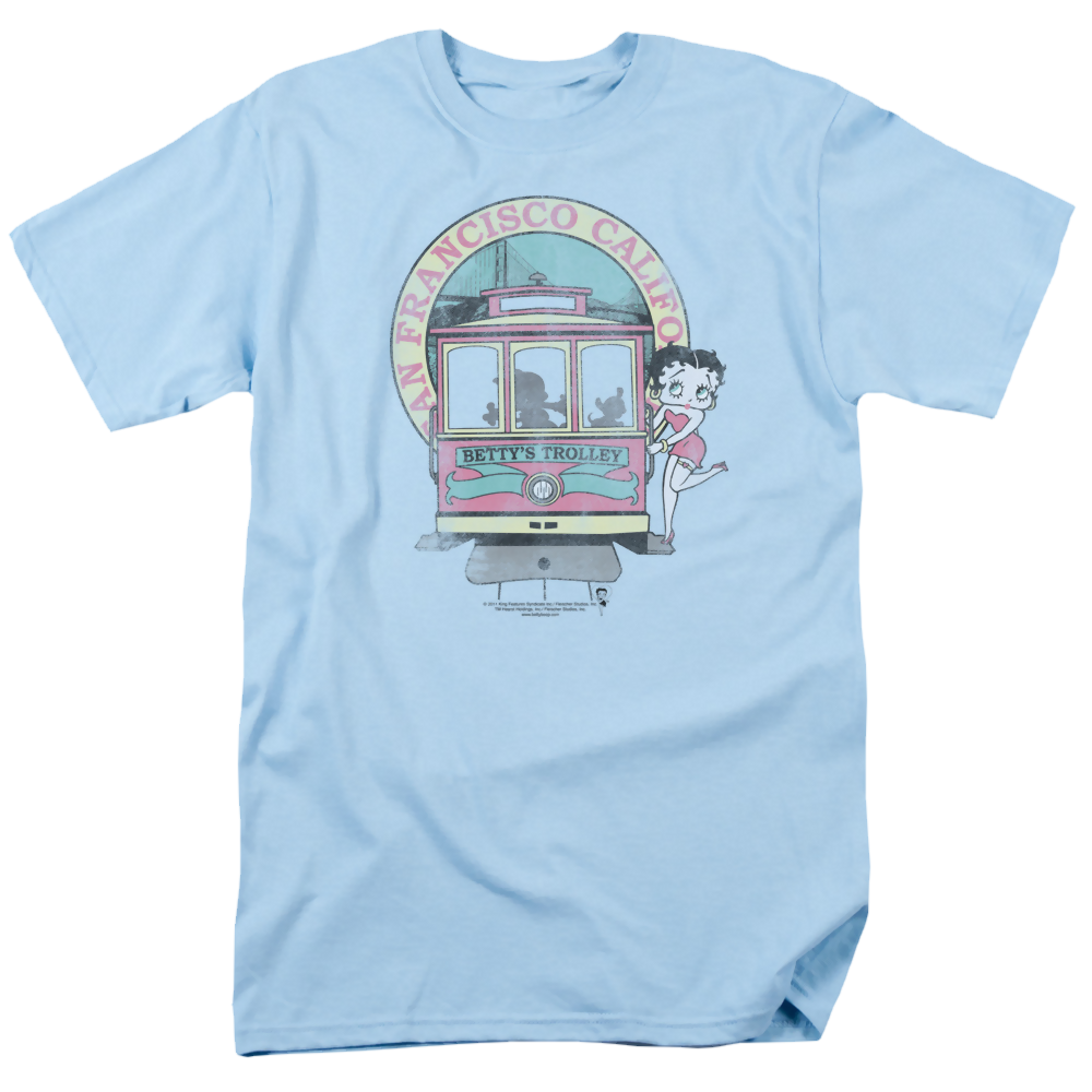 Betty Boop Bettys Trolley - Men's Regular Fit T-Shirt
